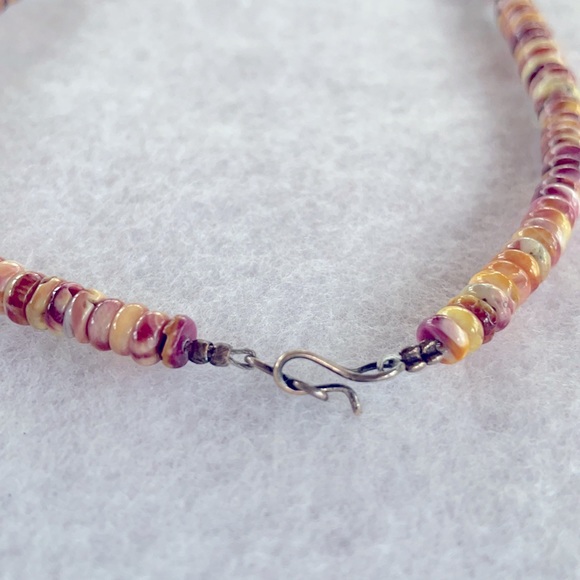 Turquoise & Shell Necklace - Picture 2 of 3